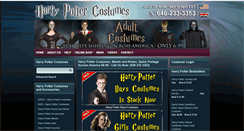 Desktop Screenshot of harrypottercostumesusa.com